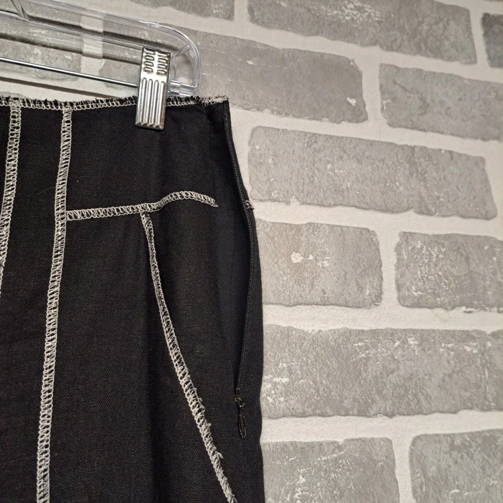 Mark Shale‎ Womens Midi Black and White Vintage Style Skirt Size 6